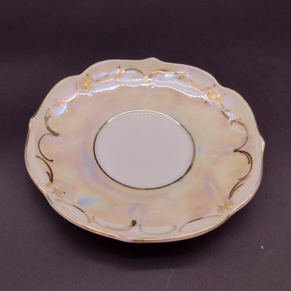 6 Iridescent Side Plates by Carl Tielsch C.T. Altwasser - Picture 9 of 11